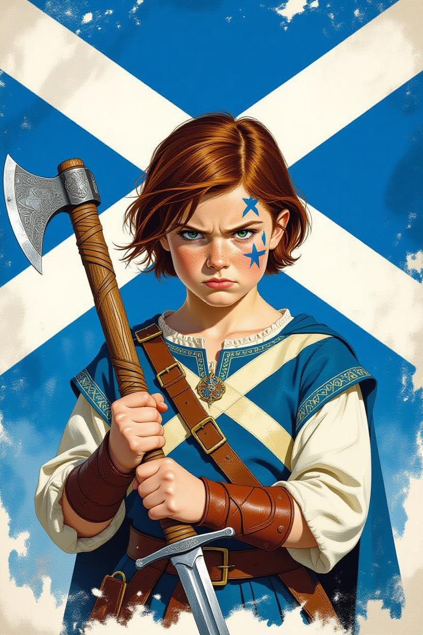 a brave young Sophie from Dundee