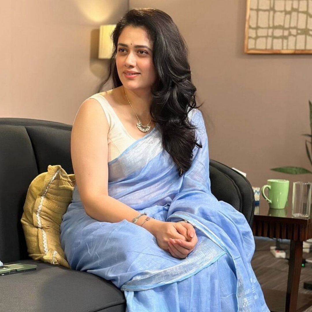 Girija Oak, the New National Crush: From Blue Saree Magic to Bold Therapy Sherapy Scenes