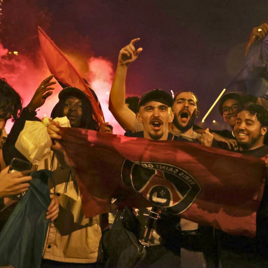 Muslim Thugs Rioting in Paris After Champions League Final